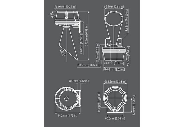 Signal horn IP65