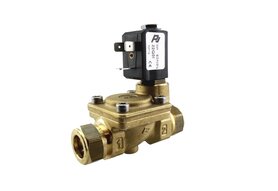 Solenoid valve with 15mm compression fittings